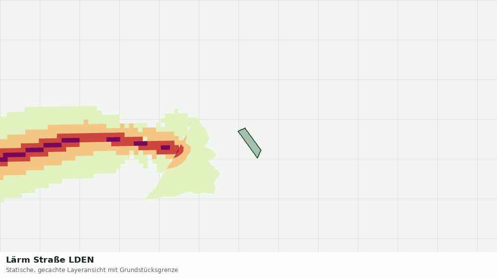 Statische Kartenansicht: Lärm Straße LDEN