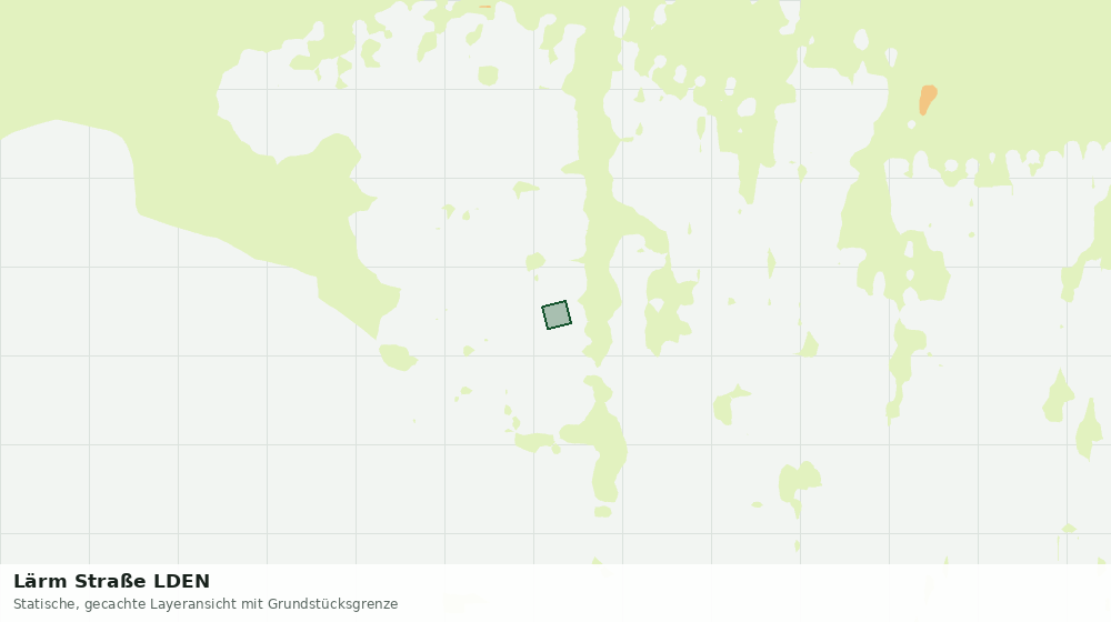 Statische Kartenansicht: Lärm Straße LDEN
