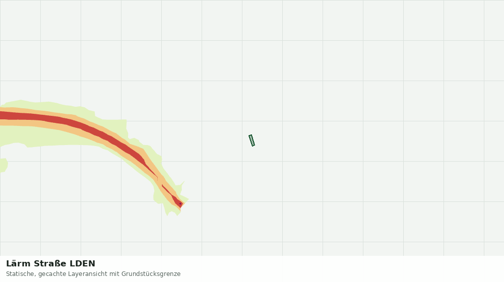Statische Kartenansicht: Lärm Straße LDEN