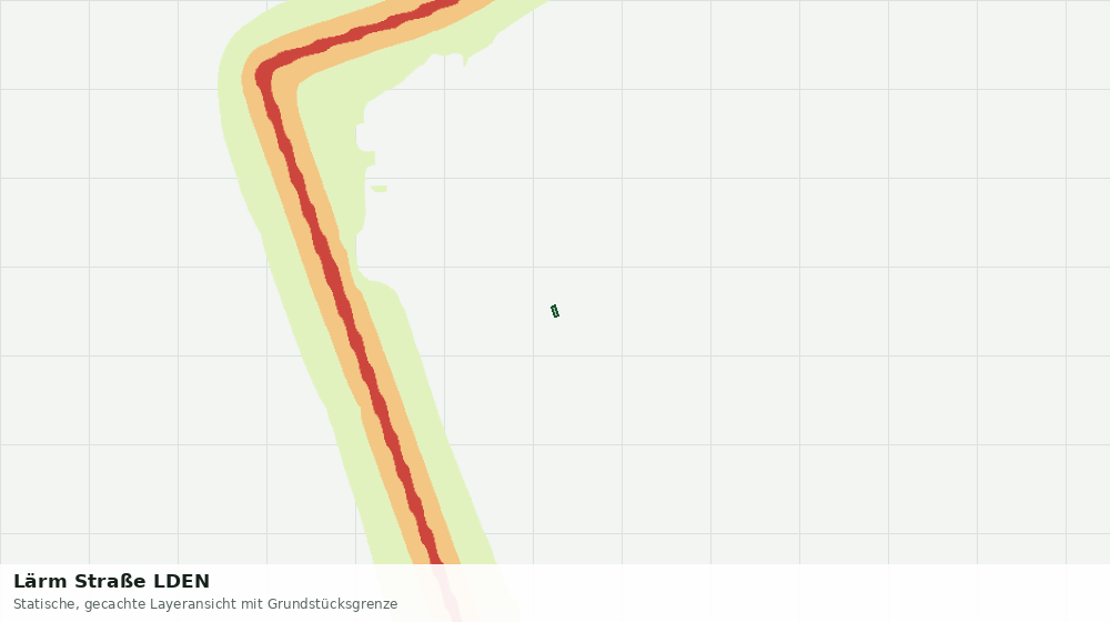Statische Kartenansicht: Lärm Straße LDEN