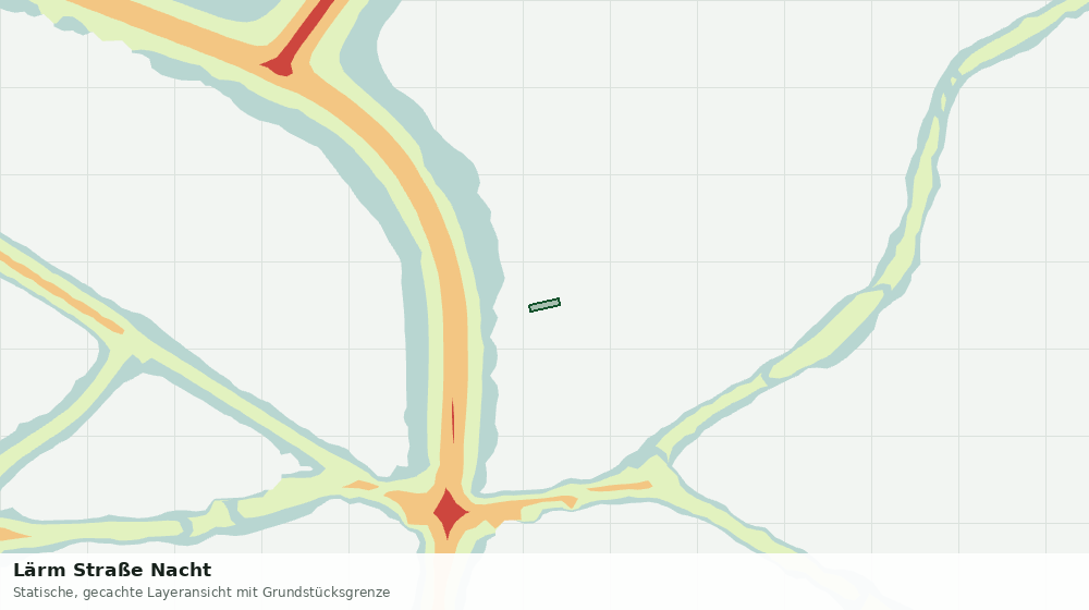 Statische Kartenansicht: Lärm Straße Nacht