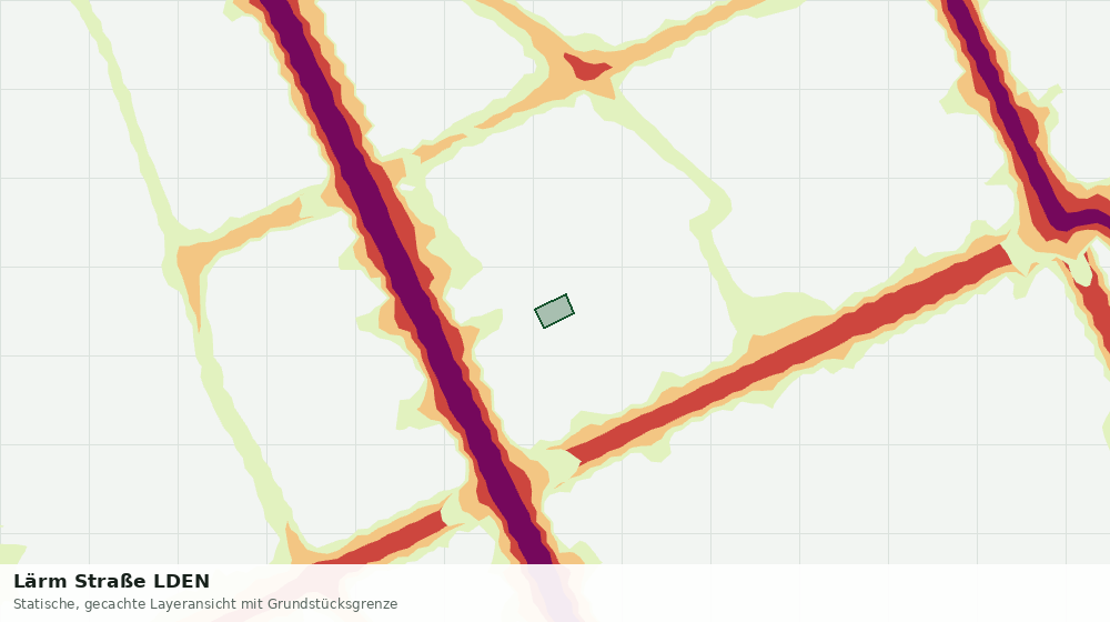 Statische Kartenansicht: Lärm Straße LDEN