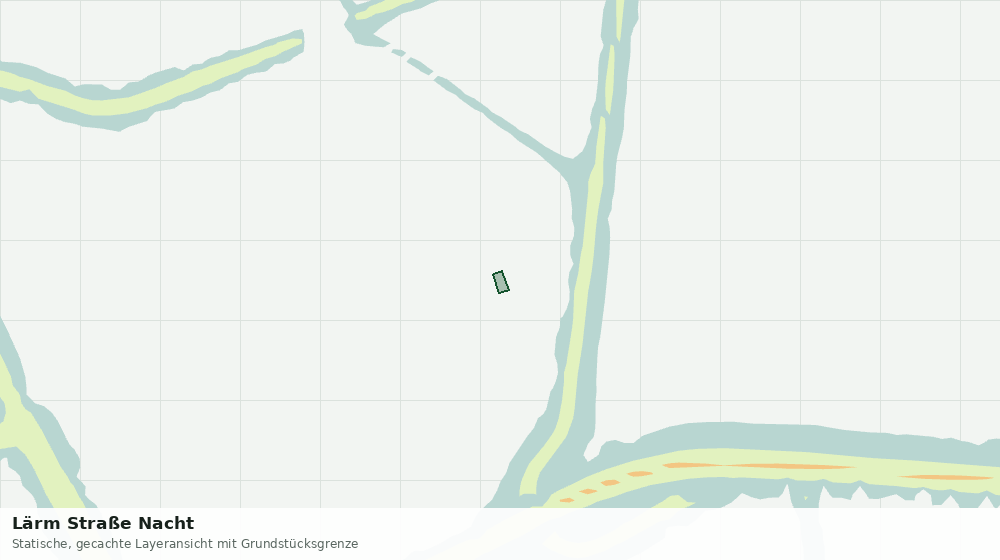 Statische Kartenansicht: Lärm Straße Nacht