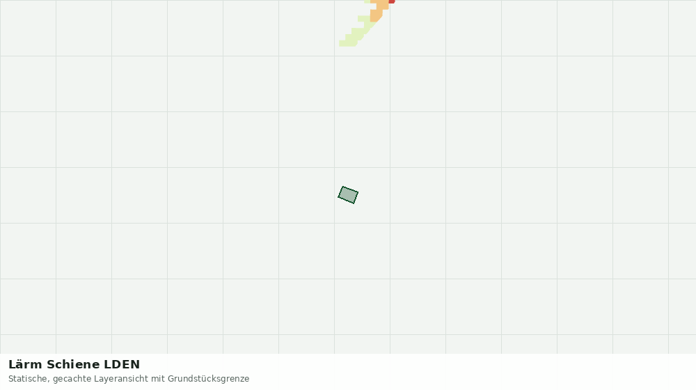 Statische Kartenansicht: Lärm Schiene LDEN