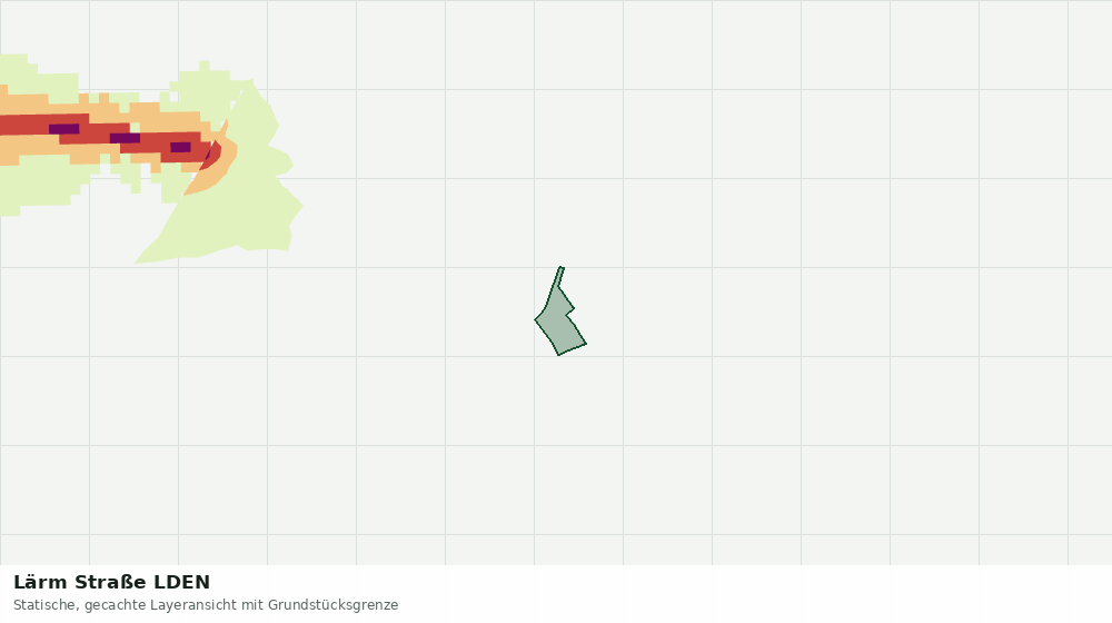 Statische Kartenansicht: Lärm Straße LDEN