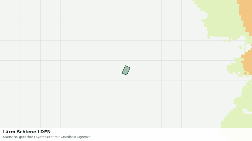 Statische Kartenansicht: Lärm Schiene LDEN
