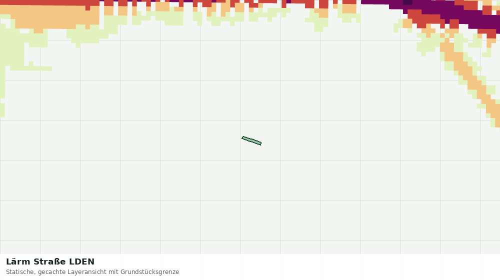 Statische Kartenansicht: Lärm Straße LDEN