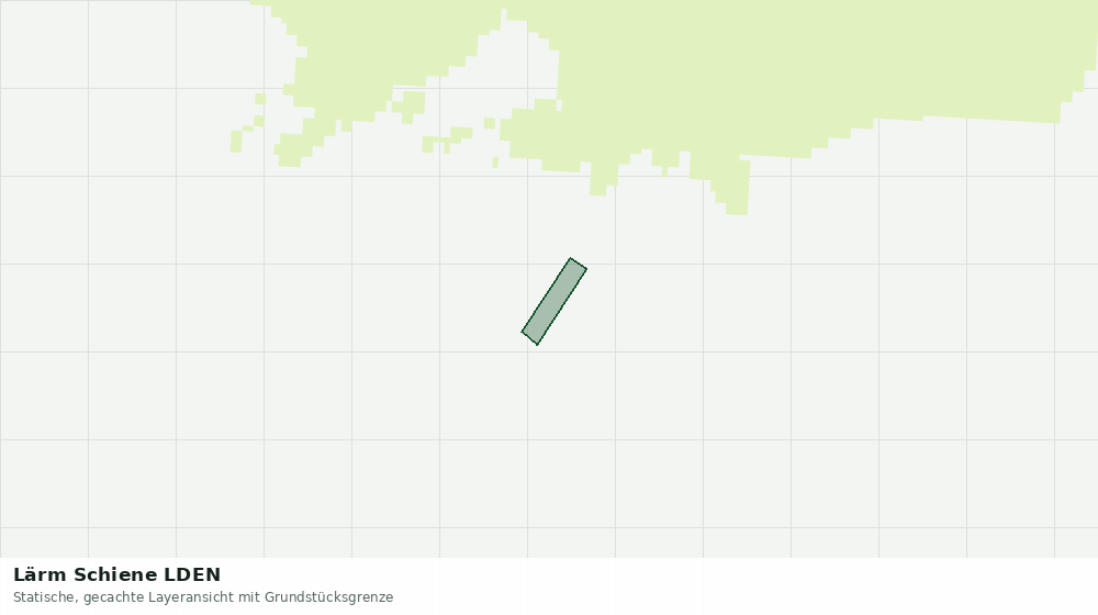 Statische Kartenansicht: Lärm Schiene LDEN