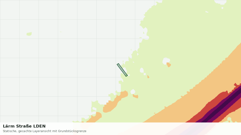 Statische Kartenansicht: Lärm Straße LDEN