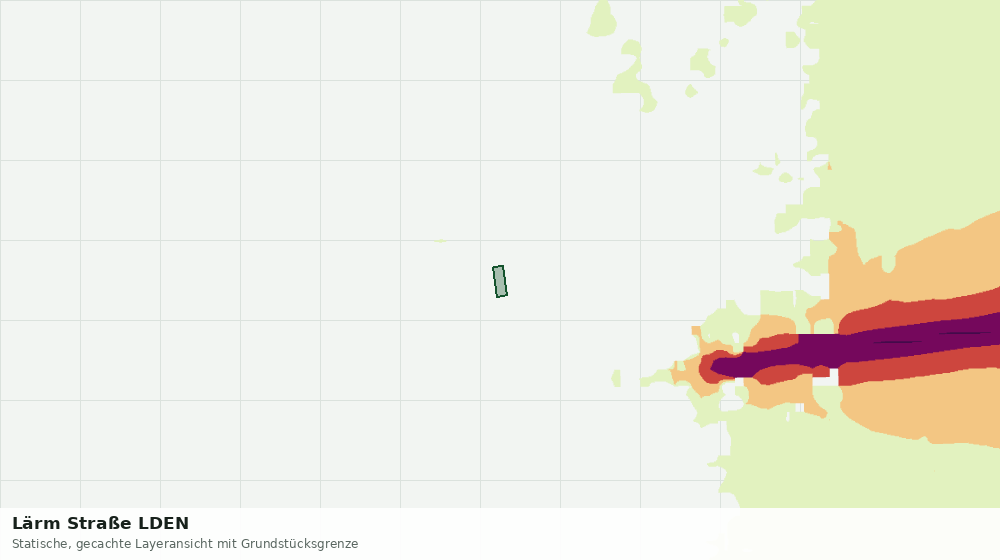 Statische Kartenansicht: Lärm Straße LDEN