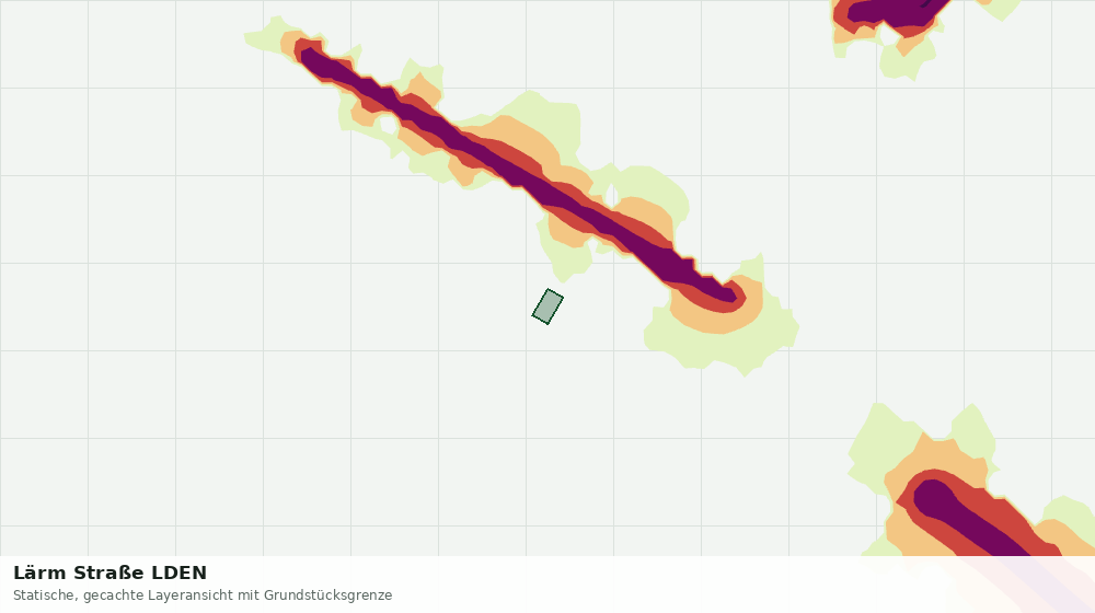 Statische Kartenansicht: Lärm Straße LDEN