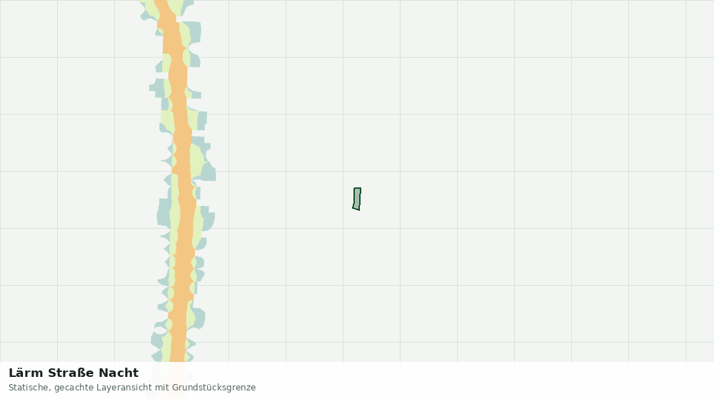 Statische Kartenansicht: Lärm Straße Nacht