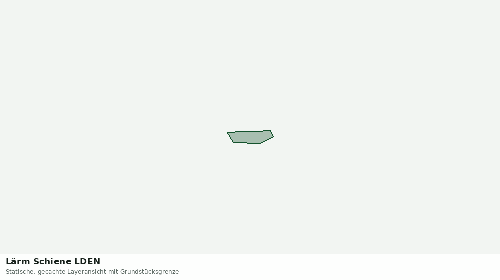 Statische Kartenansicht: Lärm Schiene LDEN
