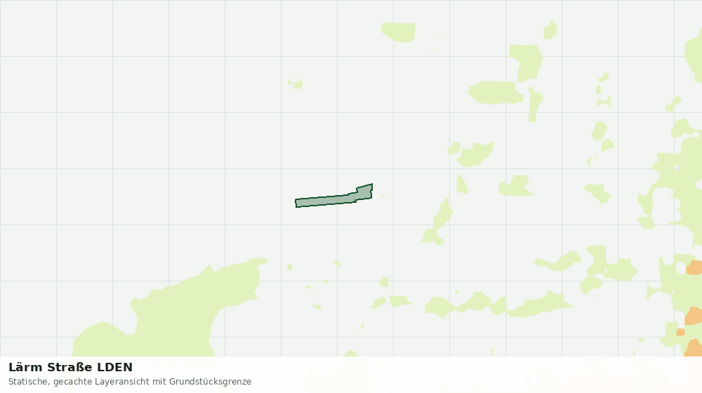 Statische Kartenansicht: Lärm Straße LDEN