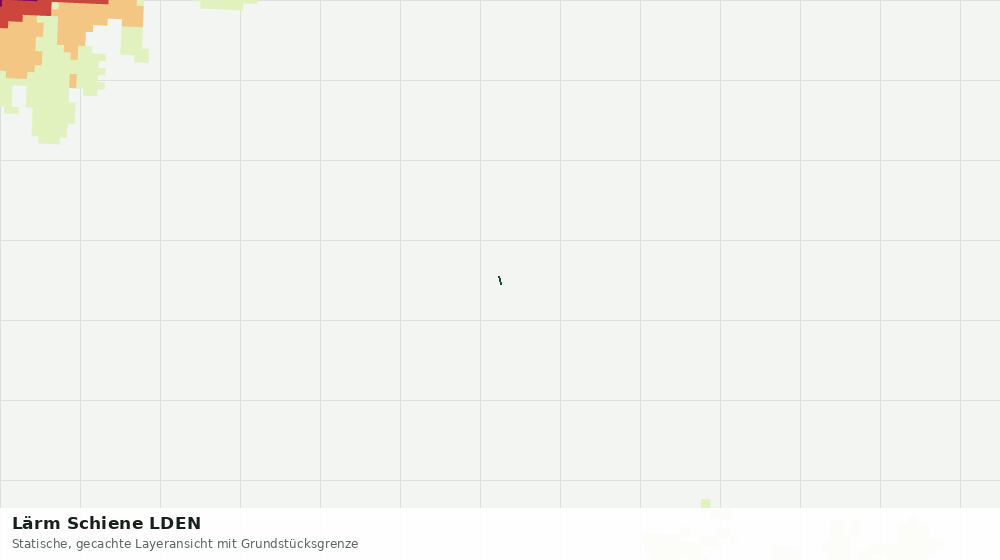 Statische Kartenansicht: Lärm Schiene LDEN