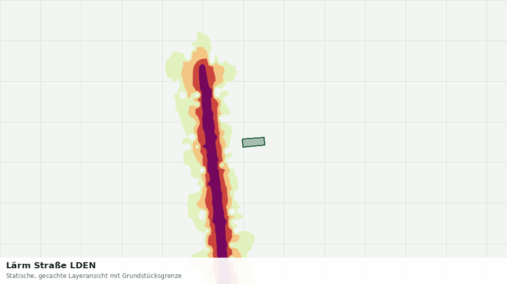 Statische Kartenansicht: Lärm Straße LDEN