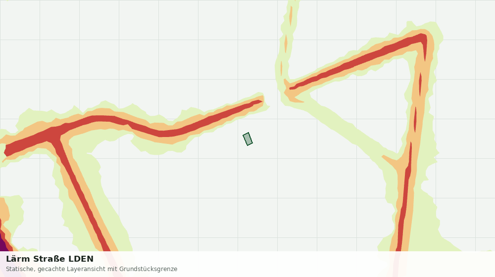 Statische Kartenansicht: Lärm Straße LDEN