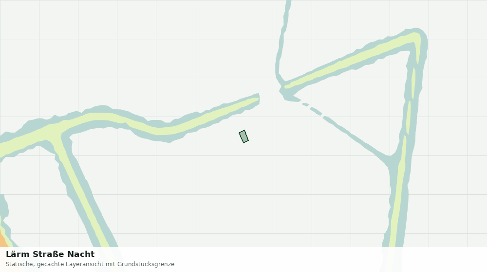 Statische Kartenansicht: Lärm Straße Nacht
