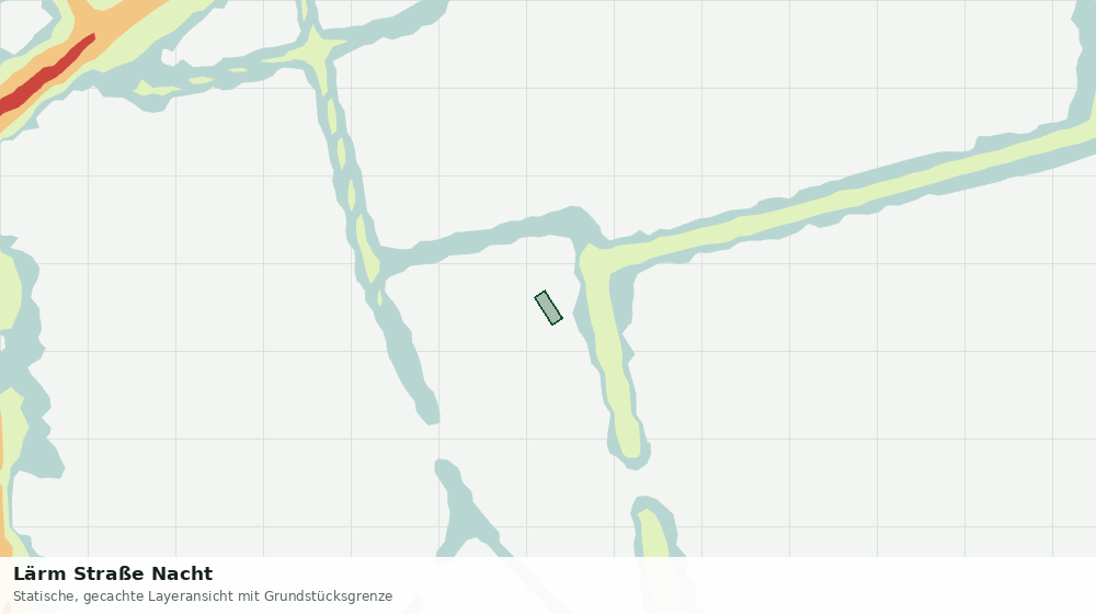 Statische Kartenansicht: Lärm Straße Nacht
