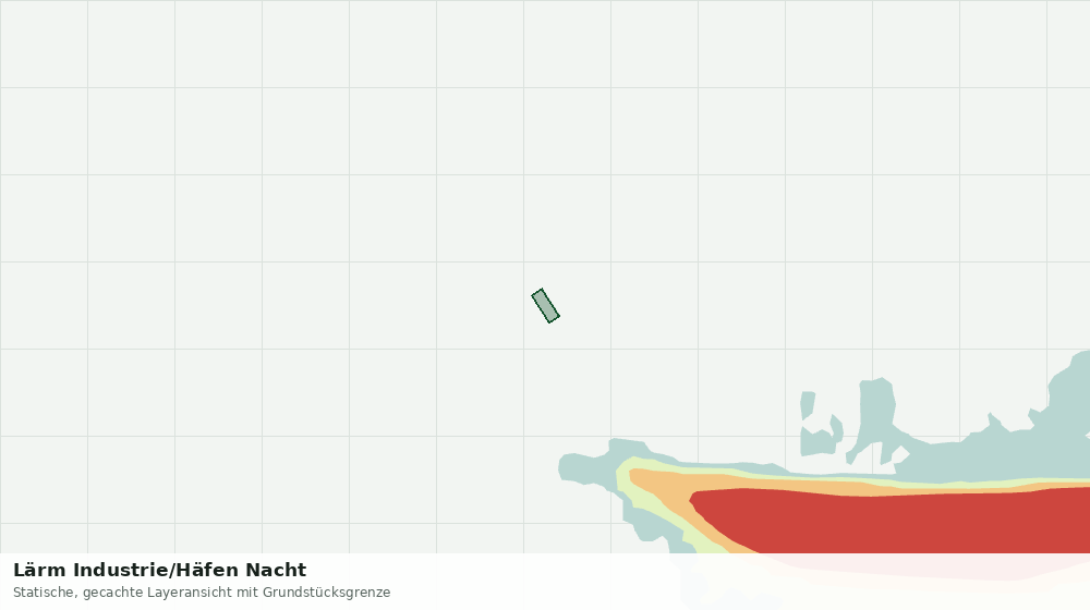 Statische Kartenansicht: Lärm Industrie/Häfen Nacht