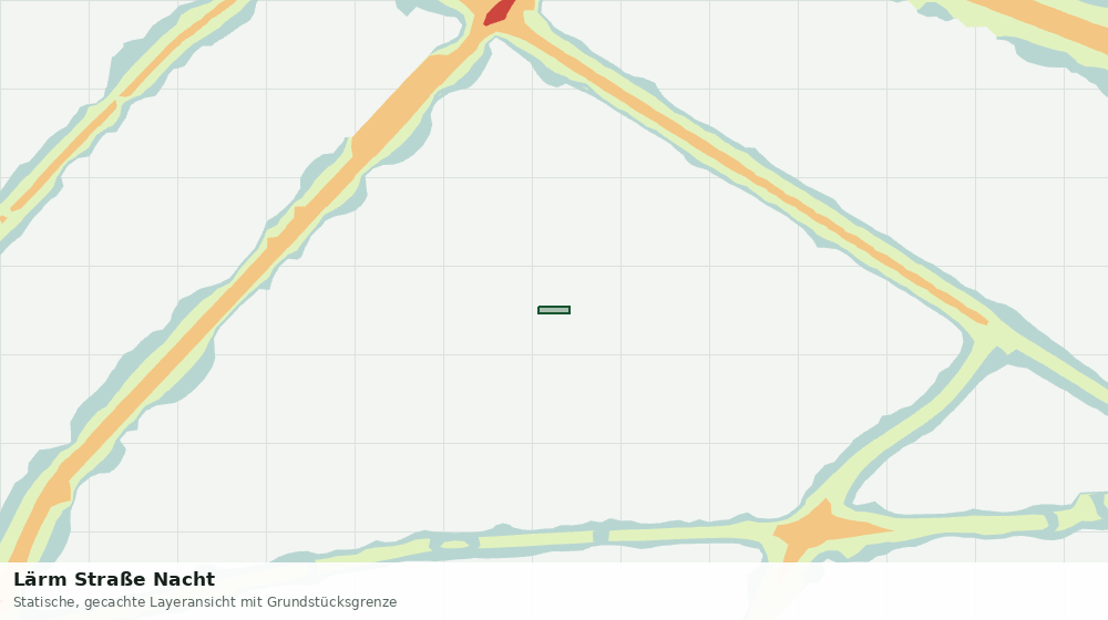 Statische Kartenansicht: Lärm Straße Nacht