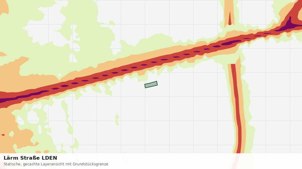 Statische Kartenansicht: Lärm Straße LDEN