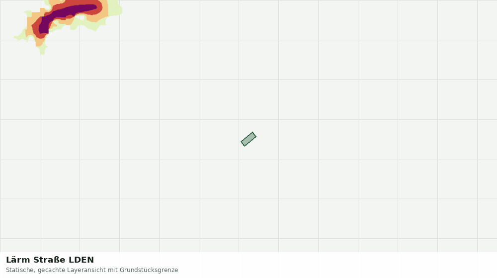 Statische Kartenansicht: Lärm Straße LDEN