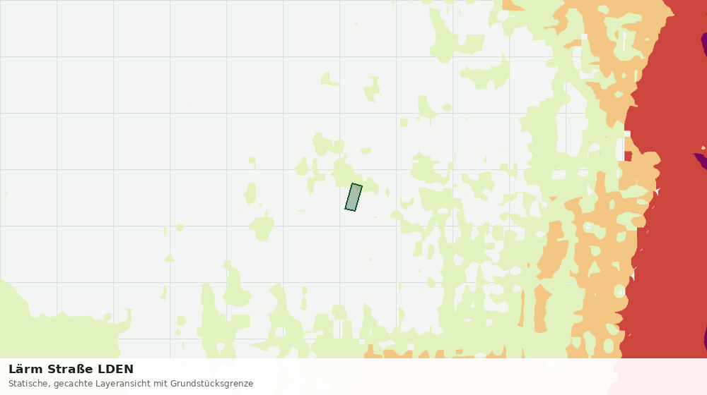 Statische Kartenansicht: Lärm Straße LDEN