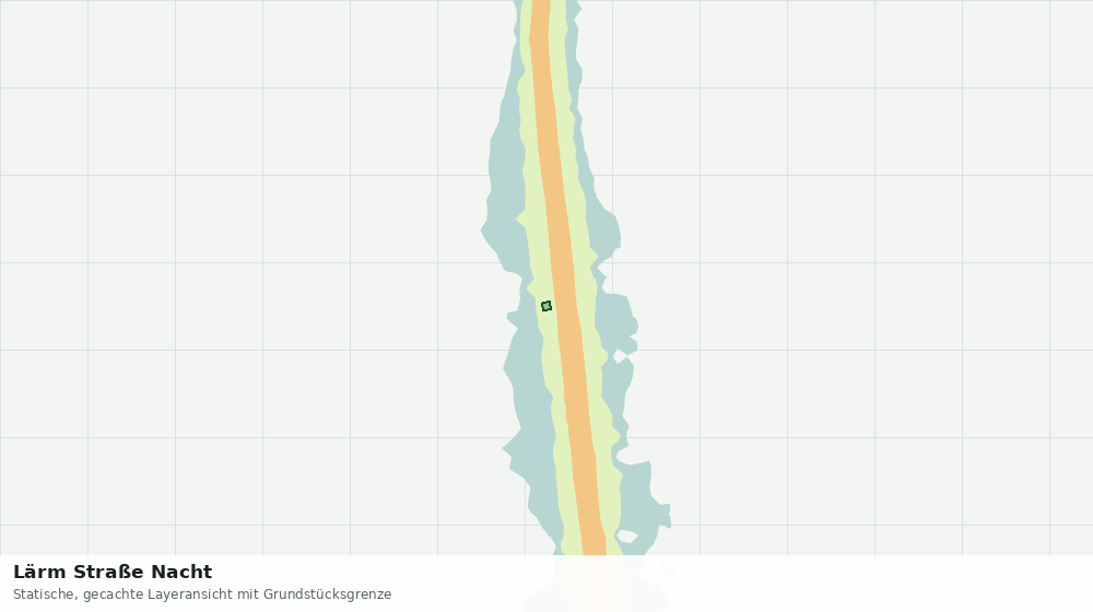 Statische Kartenansicht: Lärm Straße Nacht