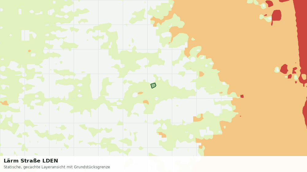 Statische Kartenansicht: Lärm Straße LDEN