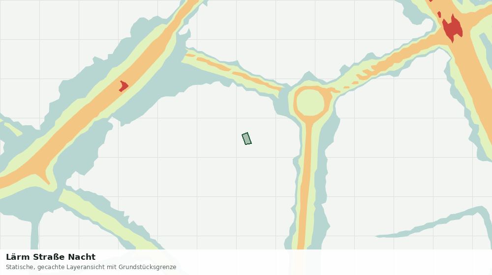 Statische Kartenansicht: Lärm Straße Nacht