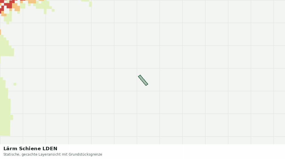 Statische Kartenansicht: Lärm Schiene LDEN
