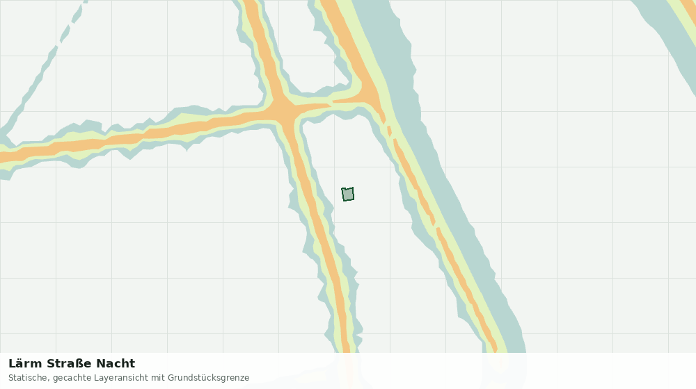 Statische Kartenansicht: Lärm Straße Nacht