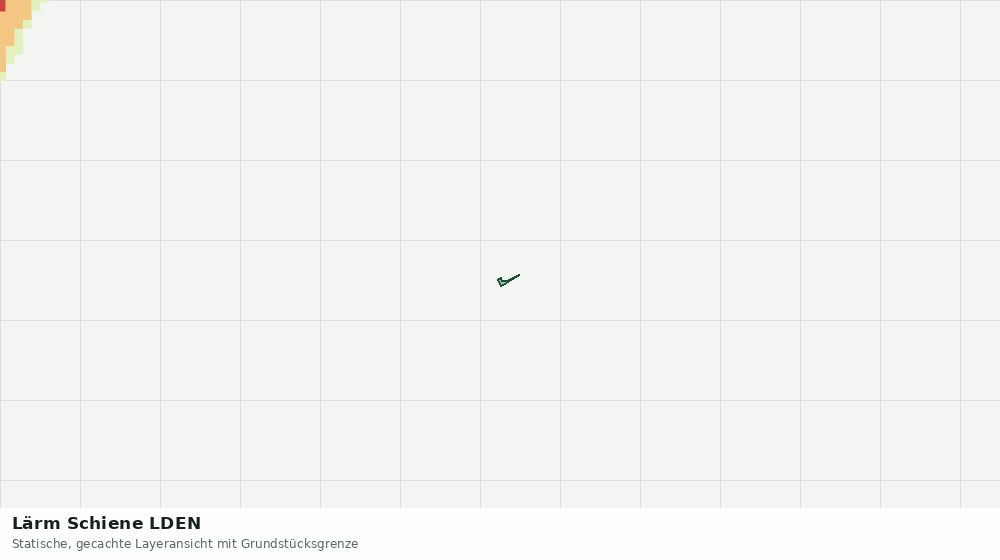 Statische Kartenansicht: Lärm Schiene LDEN