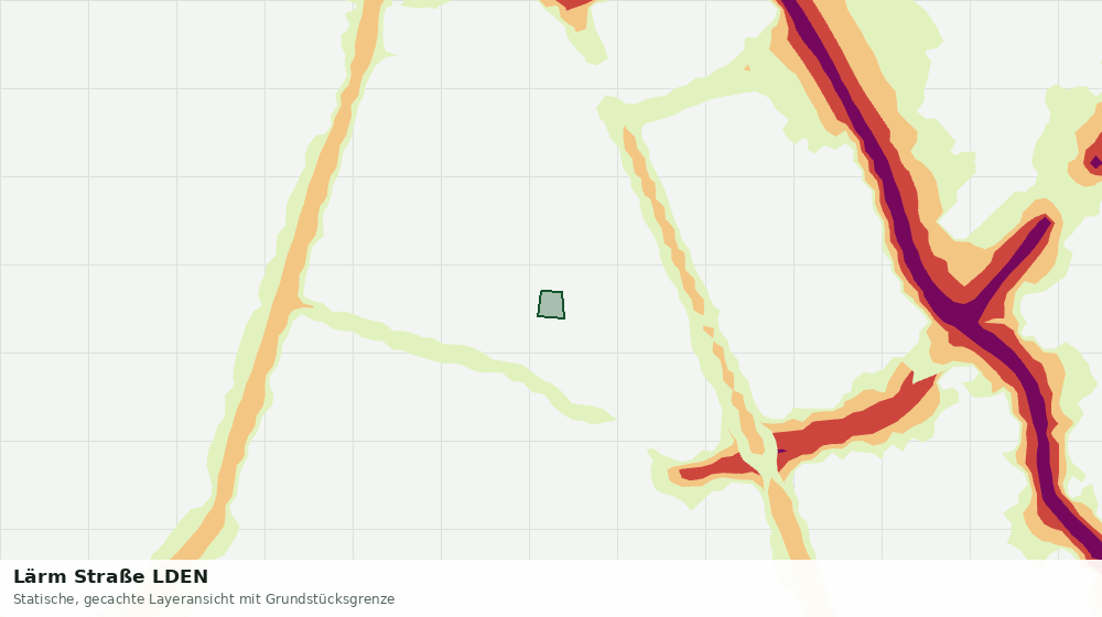 Statische Kartenansicht: Lärm Straße LDEN