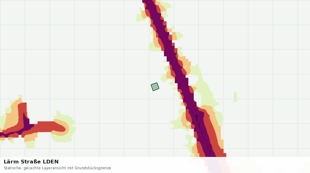 Statische Kartenansicht: Lärm Straße LDEN
