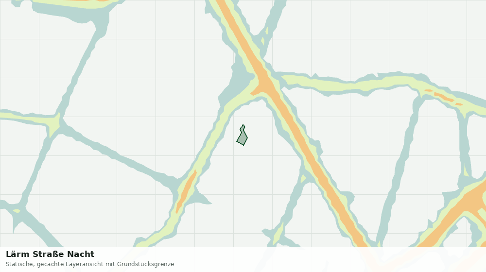 Statische Kartenansicht: Lärm Straße Nacht