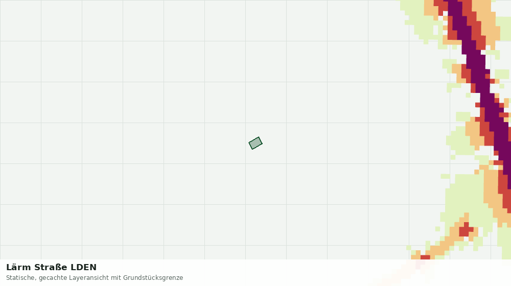 Statische Kartenansicht: Lärm Straße LDEN