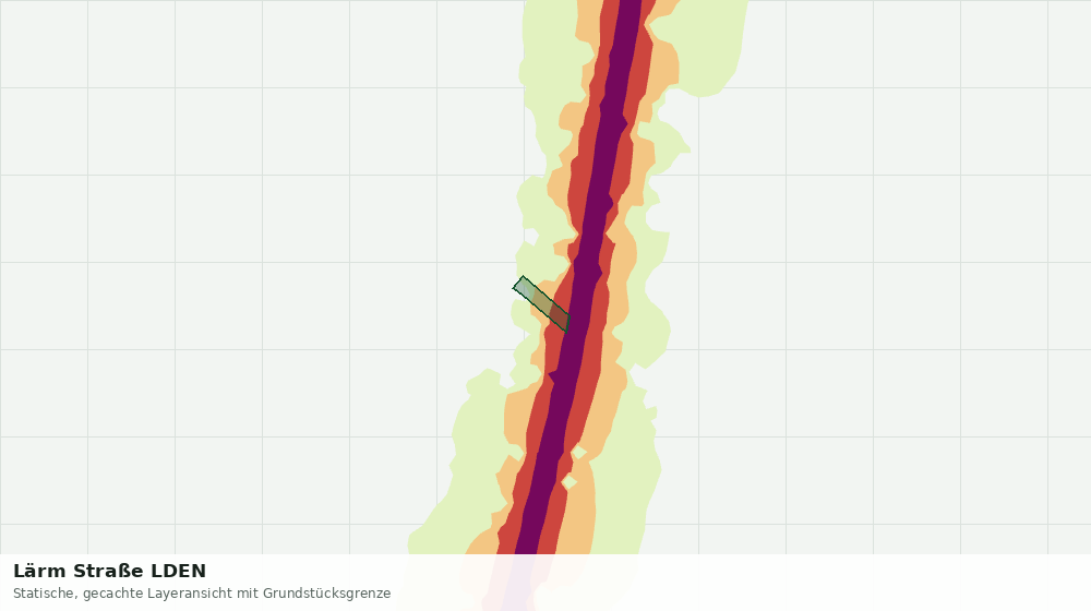 Statische Kartenansicht: Lärm Straße LDEN
