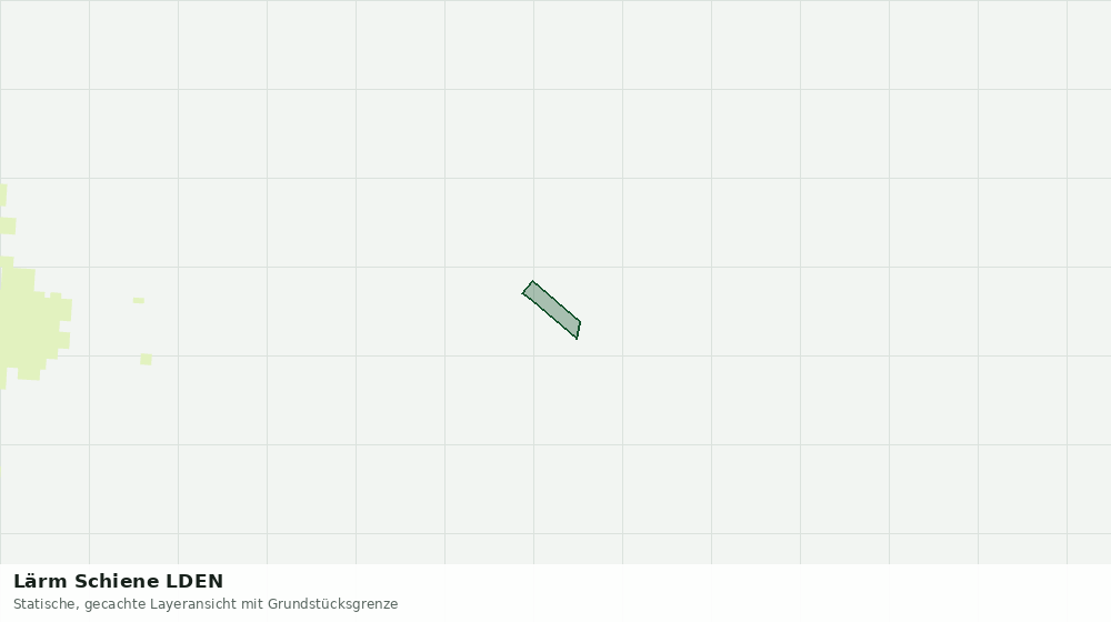 Statische Kartenansicht: Lärm Schiene LDEN