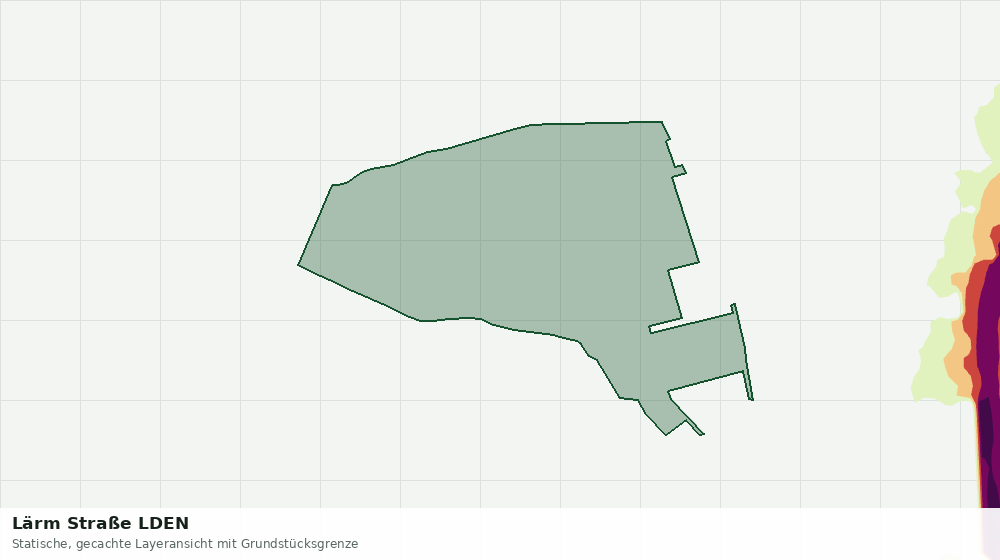 Statische Kartenansicht: Lärm Straße LDEN