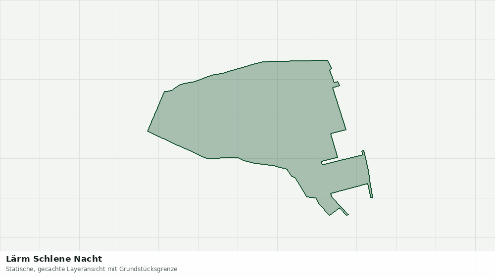 Statische Kartenansicht: Lärm Schiene Nacht