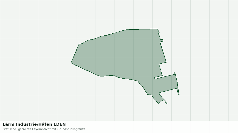 Statische Kartenansicht: Lärm Industrie/Häfen LDEN