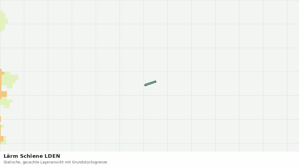 Statische Kartenansicht: Lärm Schiene LDEN
