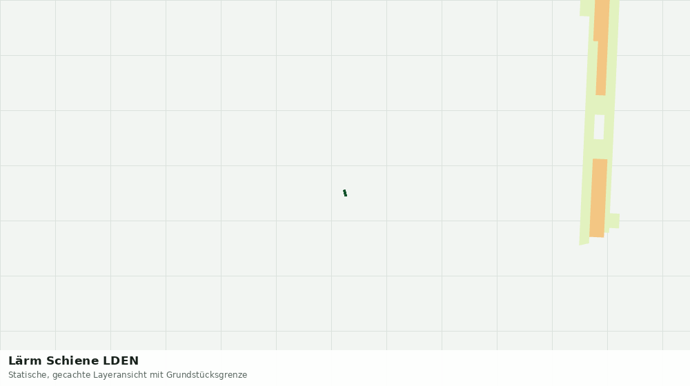 Statische Kartenansicht: Lärm Schiene LDEN