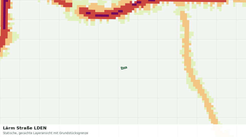 Statische Kartenansicht: Lärm Straße LDEN