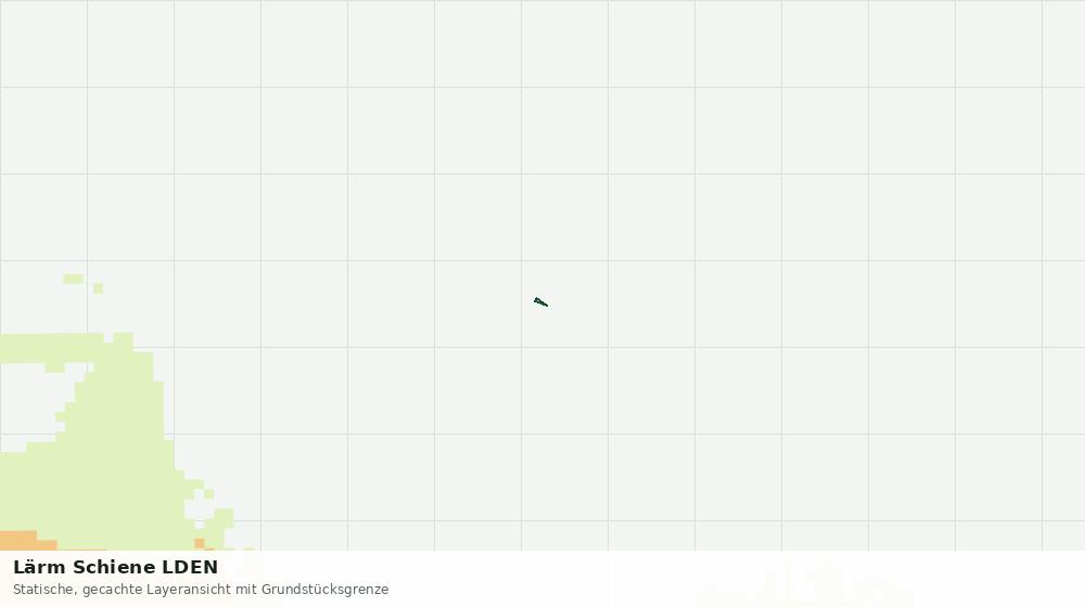 Statische Kartenansicht: Lärm Schiene LDEN