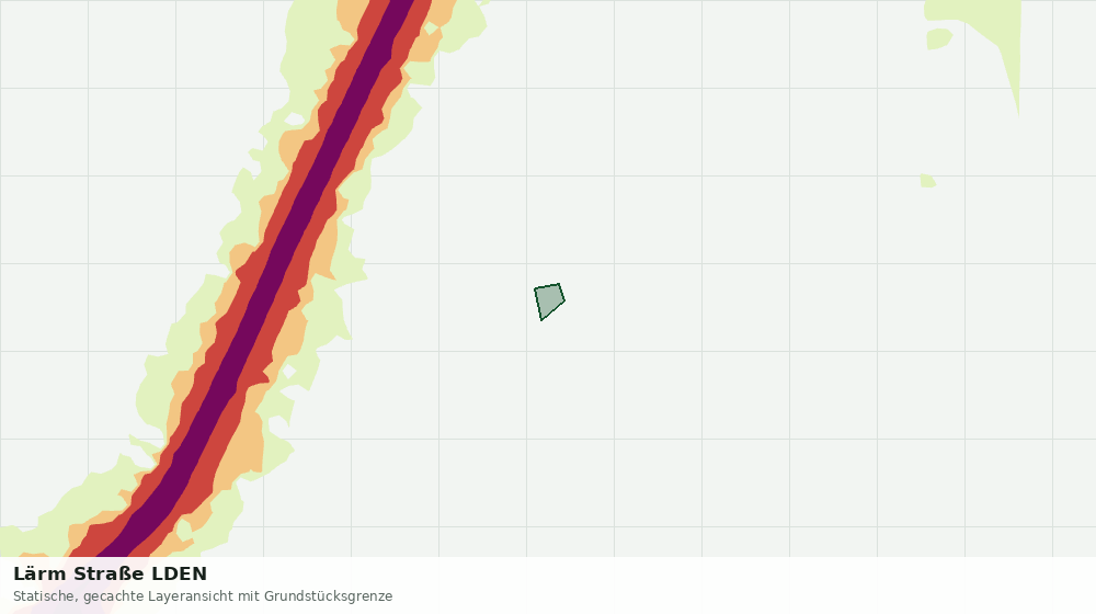 Statische Kartenansicht: Lärm Straße LDEN