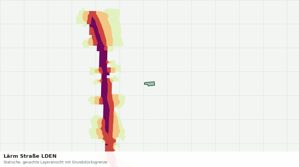 Statische Kartenansicht: Lärm Straße LDEN