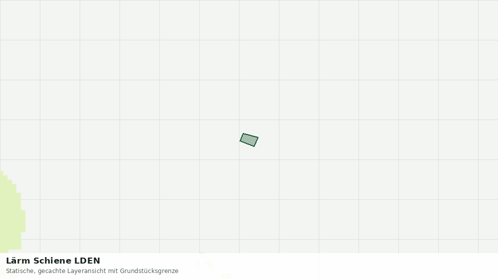 Statische Kartenansicht: Lärm Schiene LDEN